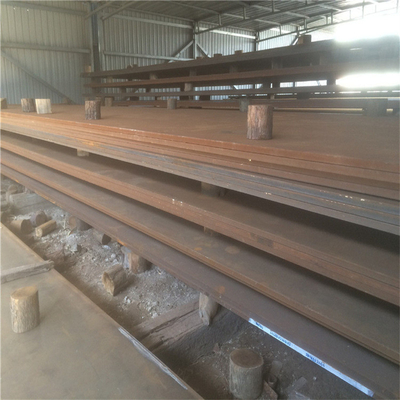 Plain of geoliede A36 Q345 S355 Ms Zwart staalplaat Metal warmgewalst laagkoolstofstaalplaat