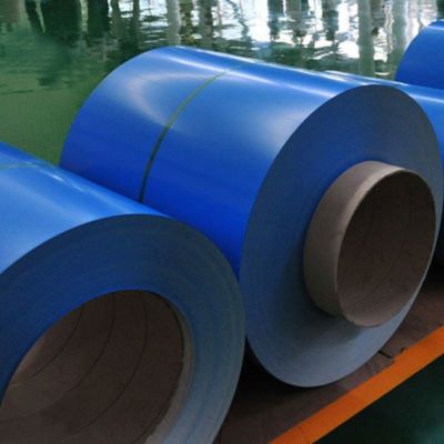 Voorraad 0.1mm-1.2mm*12.7mm-1500mm Kleur voorgeverfde gegalvaniseerde stalen spoel PPGI PPGL dak spoel