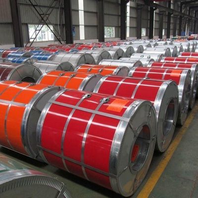 Kleuren PPGI PPGL voor gebouwen magazijnen industrie Kleurbedekte gegalvaniseerde stalen spoel