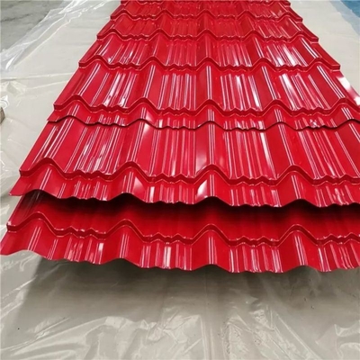 Hoog corrosiebestendig Dx52D gegalvaniseerd ASTM/DIN/JIS/BS dakgolfstaalplaten