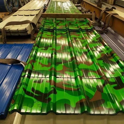 Gegalvaniseerde dakplaat Op maat gemaakte aanvraag Techniek Gegalvaniseren van puur aluminiumplaat