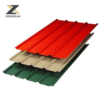 Metalen dakpannen met een kleurcoating/PPGI gegolfde zink dakplaat met een aangepaste lengte