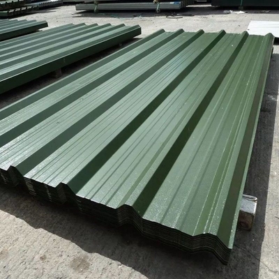 Metalen dakpannen met een kleurcoating/PPGI gegolfde zink dakplaat met een aangepaste lengte