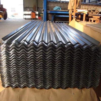 Aluminium gegalvaniseerd Aluzinc gegolfde stalen dakplaat met een dikte van 0,1 mm-1,2 mm