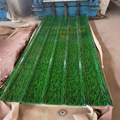 Aluminium gegalvaniseerd Aluzinc gegolfde stalen dakplaat met een dikte van 0,1 mm-1,2 mm