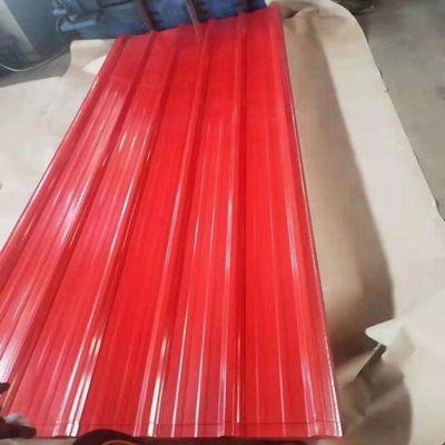 Gegalvaniseerde stalen plaat Aluzinc gecoate gegolfde dakplaat voor 5-25m 0.1mm-1.2mm