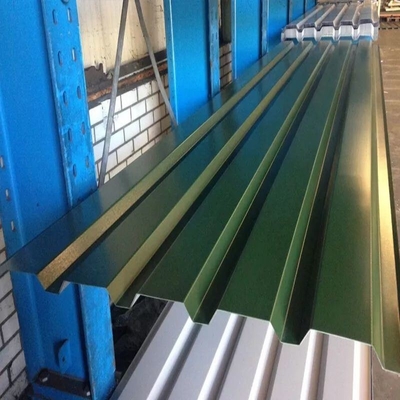 Certificering RoHS PPGI Plaat Kleur gecoat gegalvaniseerd stalen gegolfde dakplaat