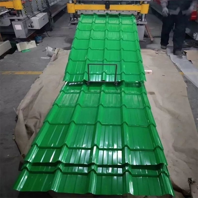 Certificering RoHS PPGI Plaat Kleur gecoat gegalvaniseerd stalen gegolfde dakplaat