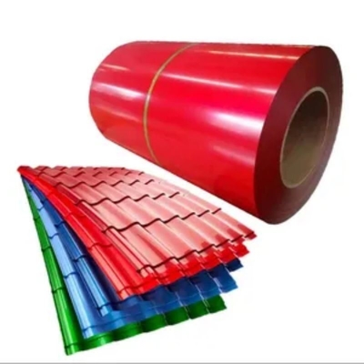 Voorgecoate aluminium zink ijzer PE SMP HDP PVDF kleurstaal spoel met 1 kg Minimale bestelling