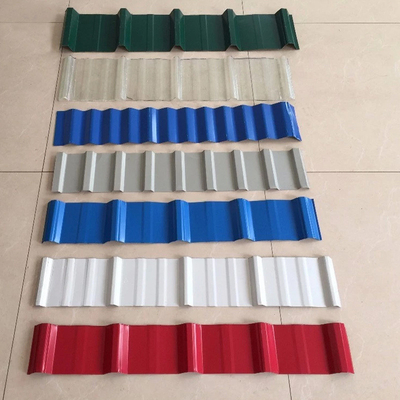 Gegalvaniseerd PVC ASA UPVC Trapeziumvormig gegalvaniseerd plastic gegalvaniseerd dakplaat