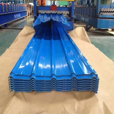 Kleurgecoat gegolfd dak gegalvaniseerd plaat metalen dak / Gi gegolfd stalen plaat