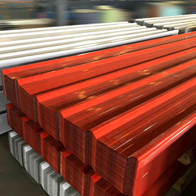 Kleurgecoat gegolfd dak gegalvaniseerd plaat metalen dak / Gi gegolfd stalen plaat