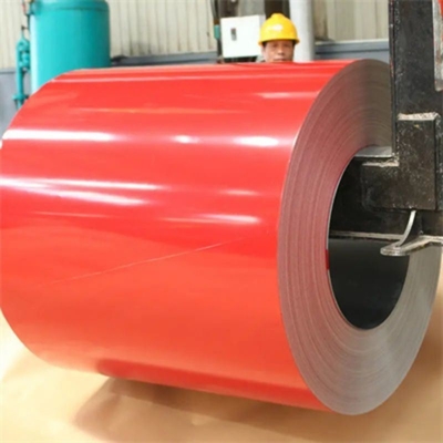 Normale of geoliede DIN-standaard Z100 Z275 Ral9002 Ral9006 Voorgeverfde Gi-staal spoel
