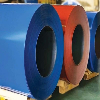 Normale of geoliede DIN-standaard Z100 Z275 Ral9002 Ral9006 Voorgeverfde Gi-staal spoel