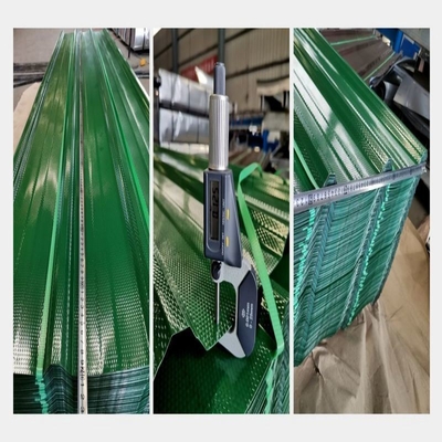 Gegalvaniseerde 950 mm breedte kleuren stalen tegel micro gegolfde dakplaat voor duurzaamheid