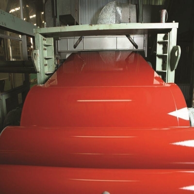 Aanpassing PPGI PPGL Voorgeverfde gegalvaniseerde, gekleurde, gecoate stalen spoel 0,15 mm-2 mm*920/1220 3-8 ton per spoel