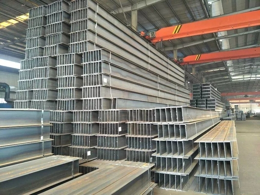 Onderhandelbare leveringsdatum Q235 ASTM A36 H-balk van koolstofstaal voor gebouwconstructie