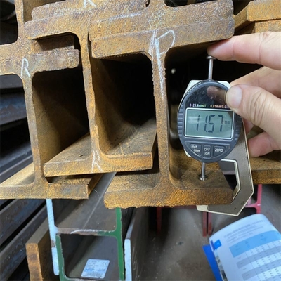 Q235 Q355 Warmgewalst staal H-balk met een dikte van 5-500 mm en een aangepaste tolerantie