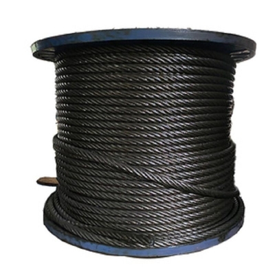 Duurzaam stalen kabel koolstof lift kraan draad touw met gegalvaniseerd roestvrij staal