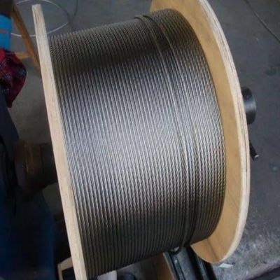 Q195/Q235 1*7 7*7 1*19 7*19 6*12 6*19 6*37 gegalvaniseerd staaldraad touw met verpakking