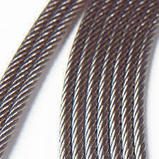 Glanz oppervlak 1/2 inch 6X19 Iwrc elektrisch gegalvaniseerd en ongalvaniseerd staaldraad touw