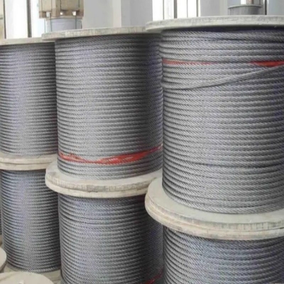 Q195/Q235 Niet-legering hoogsterkte gecoat gegalvaniseerd roestvrij staal draad touw 1,0 mm-120 mm
