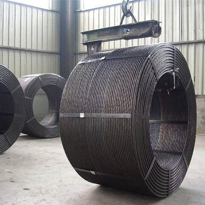 Hoge treksterkte staalstreng 1860 MPa voor voorgespannen beton 3 draad 7 draad kabel draad gestreken