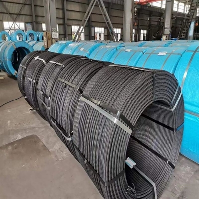 1860MPa laag ontspanning PC Strand Steel Draad touw voor Beton 7 Draad 21,6mm oppervlak