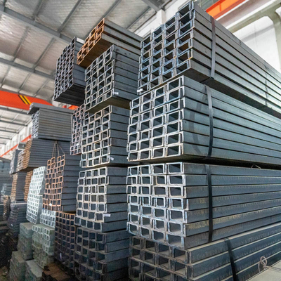Breedte 40-550 mm U-kanaal U-balk warmgewalst koolstofzacht structuurstaal S235jr S355jr