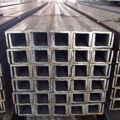 Bouwmateriaal S235jr Ss400 St37 St52 Stalen kanaal met vlak of gegalvaniseerd oppervlak