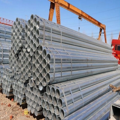 Q195/Q235/Q345 Ronde buizen van gegalvaniseerd staal voor distributie in de machineindustrie