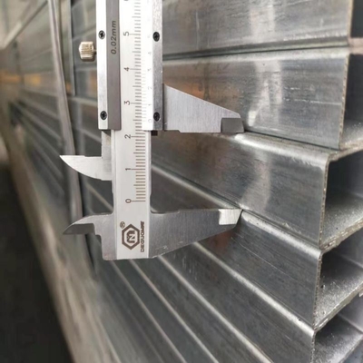 1X1 inch gegalvaniseerde vierkant buis voor ronde ketel sectie vorm prestaties