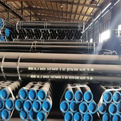 Zwarte coating naadloos rond koolstofstaal buis 10 20 Q235 Q345 voor olie- en gasleidingen
