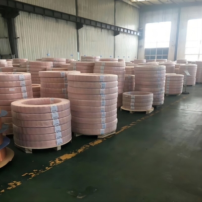 Custom Breed Brass Copper Alloy Red Copper Wire met zilveren coating High Purity 99,99%