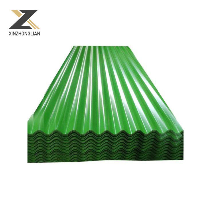 Kleurgecoat gegolfd dak gegalvaniseerd plaat metalen dak / Gi gegolfd stalen plaat