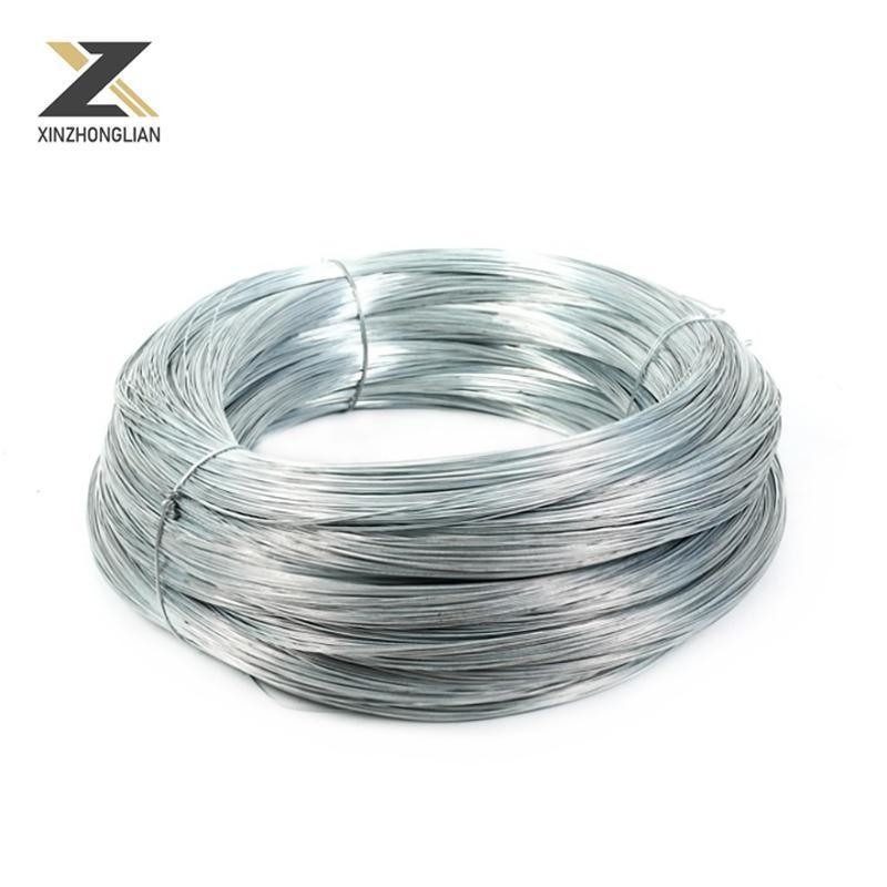 Hoge trekkracht 0,3 mm-3,0 mm zinkgecoate gegalvaniseerde staaldraad voor bouwmaterialen