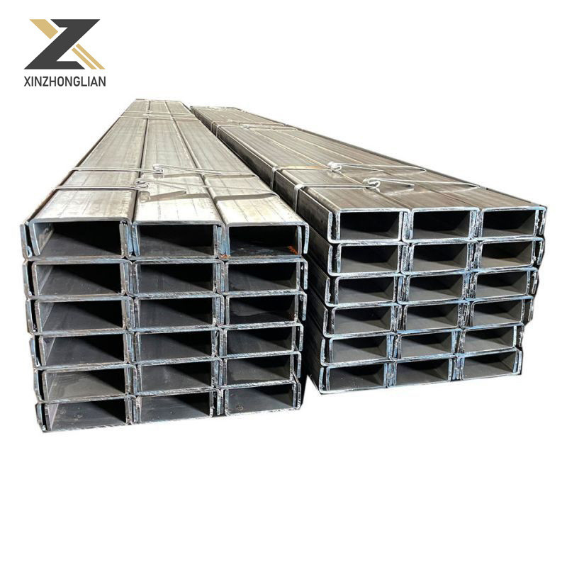 Bouwmateriaal S235jr Ss400 St37 St52 Stalen kanaal met vlak of gegalvaniseerd oppervlak
