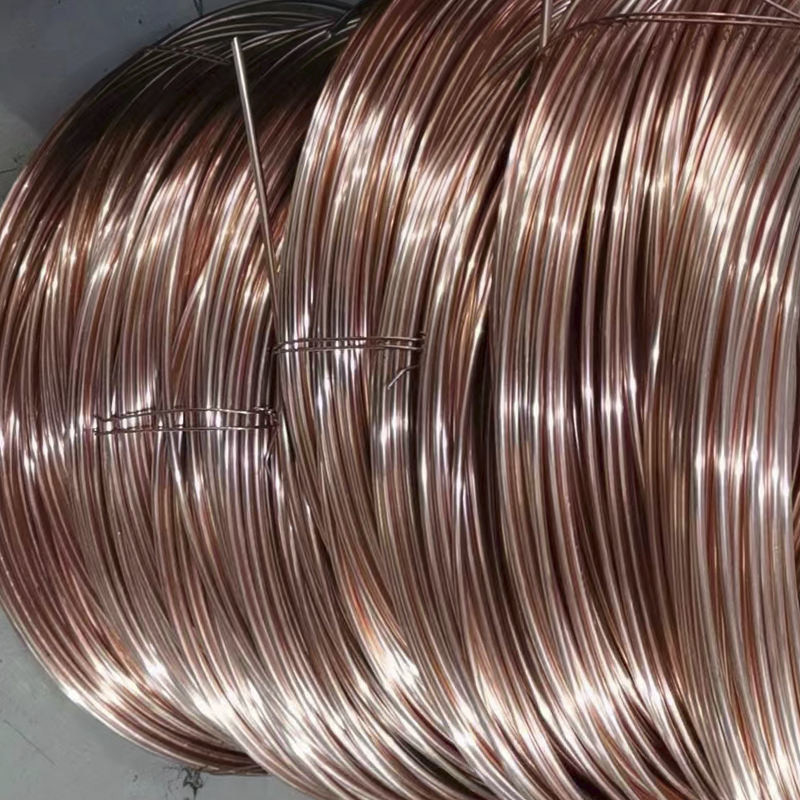 Custom Breed Brass Copper Alloy Red Copper Wire met zilveren coating High Purity 99,99%