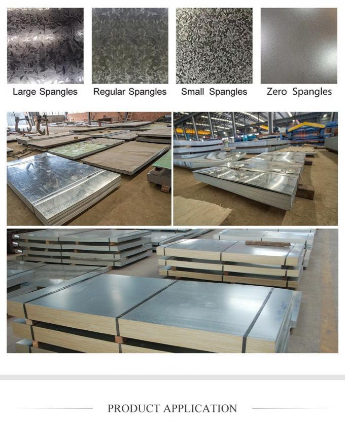 30-275G/M² Zinc Coating Galvanized Sheet